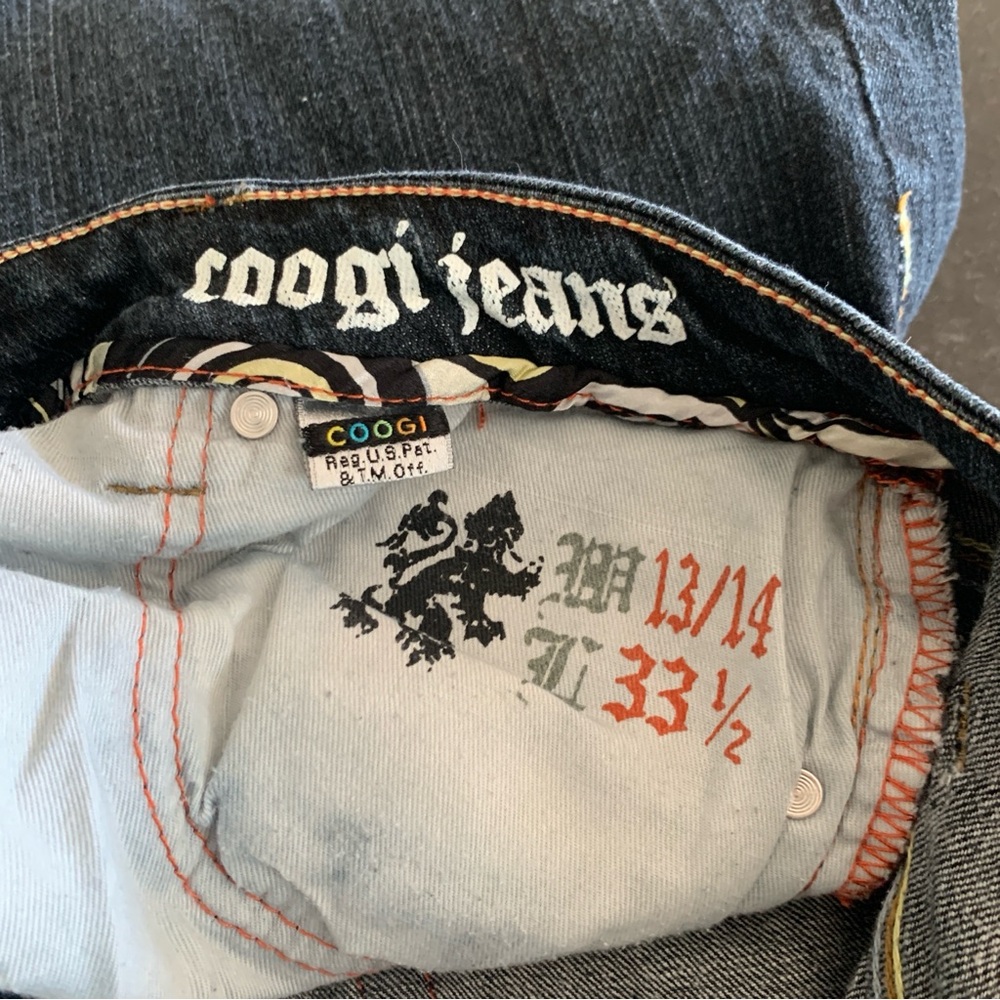 Vintage Coogi Dark Wash Women’s Embroidered Jeans Size 13/14 - Picture 10 of 16
